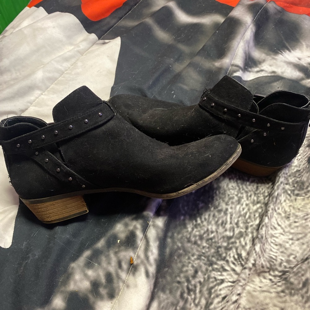 Abound Black Ankle Boots with Studded Detail